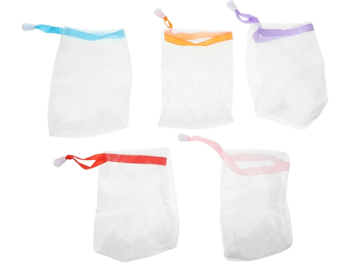 Sacos De Malha Para Sabonete Líquido, Em Pe E Pp, 10 Modelos Diferentes, Leves E Duráveis, Ideais Para Limpeza Facial E