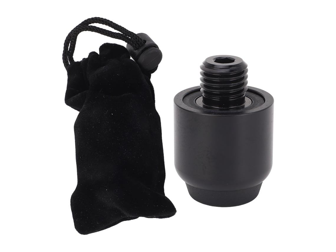 Extensión De Taco De Billar De Aluminio De 2,8 Cm (1,1 Pulgadas) Con Protector Para Mayor Control Y Comodidad Durante El Juego.