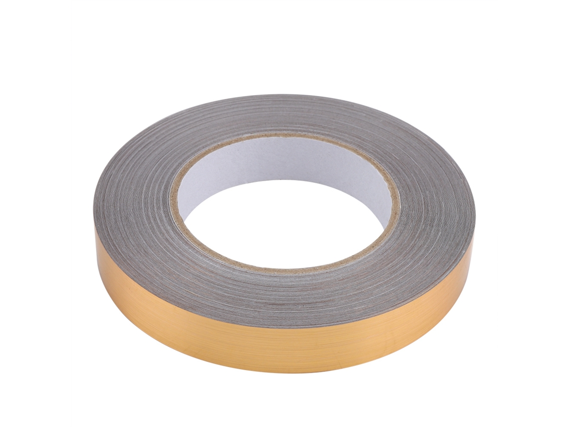 Adhesivo decorativo para suelo Baok-sticker con efecto craquelado, color dorado, ideal para mascotas, 2 cm x 50 m