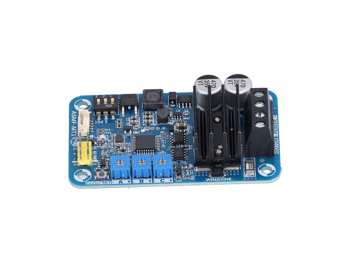 Módulo Controlador De Servo De Codificación Magnética De Un Solo Canal Para Bricolaje, Alto Par De 500 Nm, 7 V-24 V, 10 A, Asmfmt1