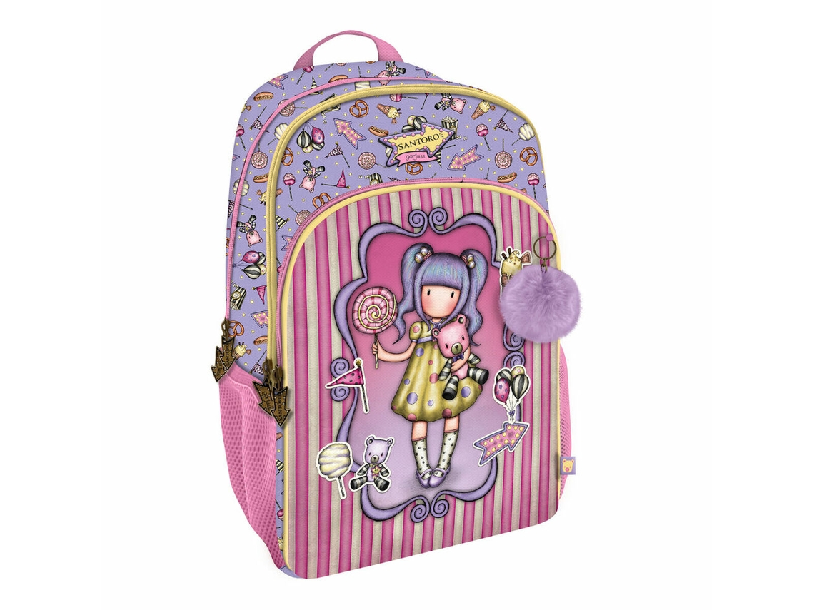 Mochila de La Escuela Gorjuss Primer Premio Lilac 29 x 45 x 17 cm