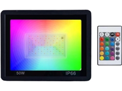 Foco Led Genérico Para Exteriores - Iluminación Exterior Para Jardín, Bombilla Rgb Con Mando A Distancia
