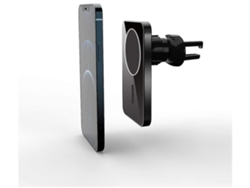 Cargador Sin Coche Carga Para Apple Yemaesre Metal Negro