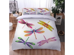 Juego Ropa Cama Piezas Funda Nórdica Almohada Estampado Funda Juego 140x200 Cm 140 X 200 65