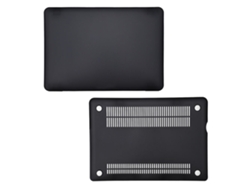 Caja Mate Protectora (mate Anti-rayas, Protección De División) Caja Para Macbook Pro De 15 Pulgadas Negro