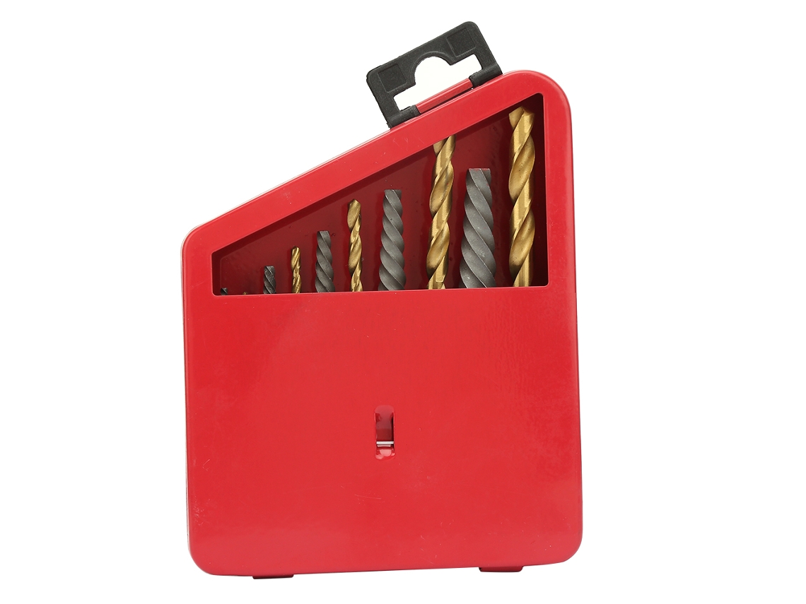 Juego De 10 Extractores De Tornillos Y Brocas De Cobalto 01925a Para Tornillos Rotos U Oxidados.