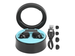 Auriculares Inalámbricos Bluetooth Tws Sms-t10 Con Pantalla Digital Y Controles Tácticos (azul)