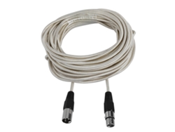 Cabo De Microfone Xlr Macho Para Fêmea De Alta Qualidade 15m Com Proteção Anti-interferência