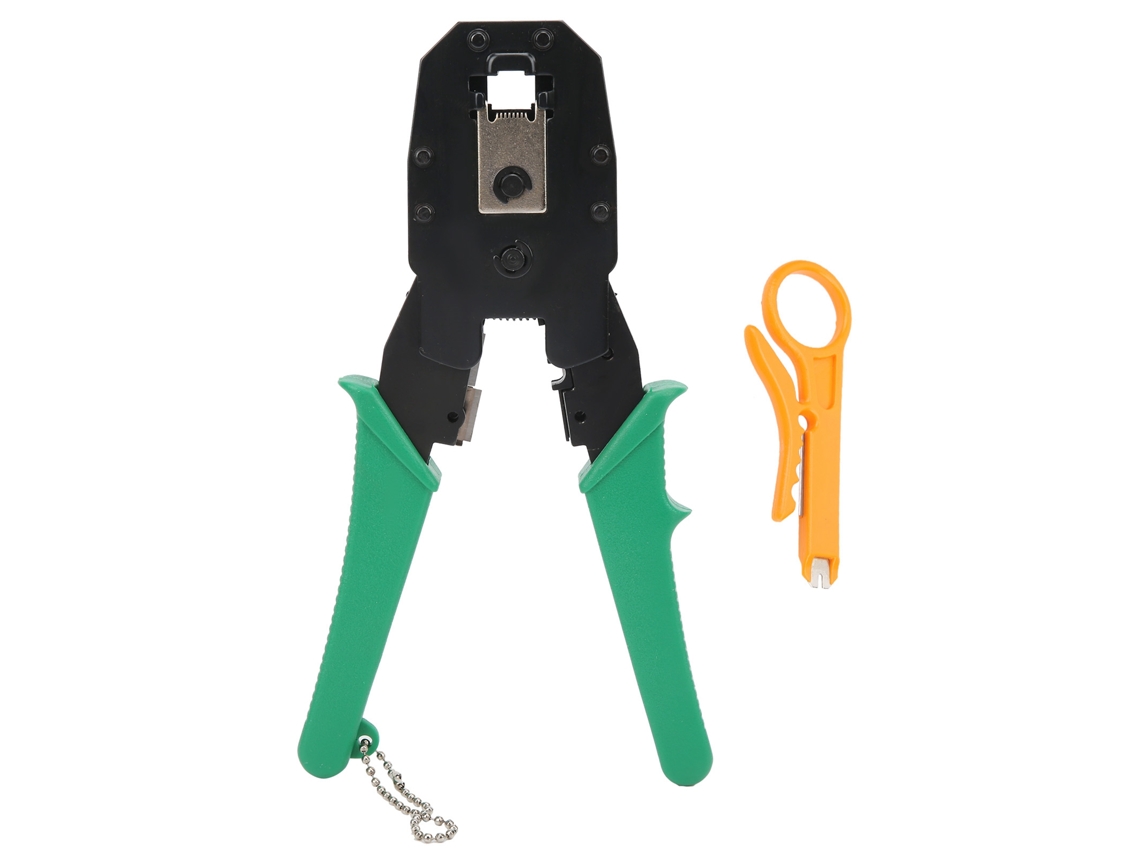 Alicates De Crimpado De Acero Con Alto Contenido De Carbono Para Pelar Cables Y Conectores De Telecomunicaciones.