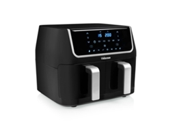 FR-6970 fritadeiras Duplo 9 l Independente 1800 W Frigideira a ar quente Preto TRISTAR