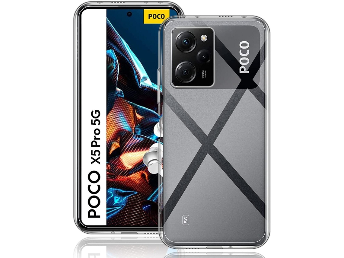Case For Xiaomi Poco X5 Pro (5g) Gtrpesp Transparent Silicone Tpu Gel Case Mobile Phone Tempered Glass Screen Protector
