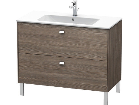 Mueble de aseo DURAVIT Brioso de 102,0 x 47,9 cm con 2 extraíbles incl. hueco para sifón y delantal para lavabo ME by Starck 233610
