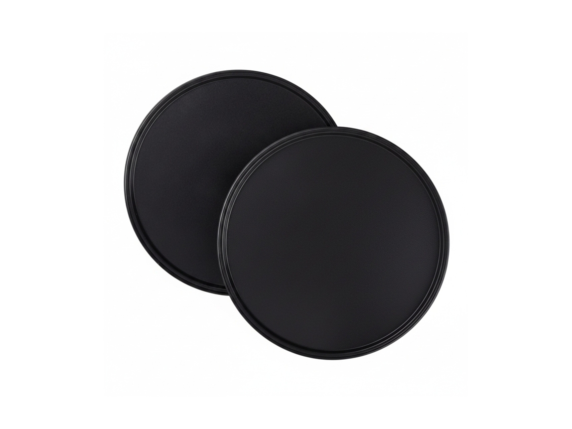 Relaxdays Juego De 2 Bandejas Pizza Horno Redondas Y Antiadherentes, Acero Al Carbono, Gris, ∅ 32 Cm