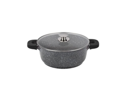 Cacerola Alta Aluminio Fundido Piedra Black Supreme 32cm