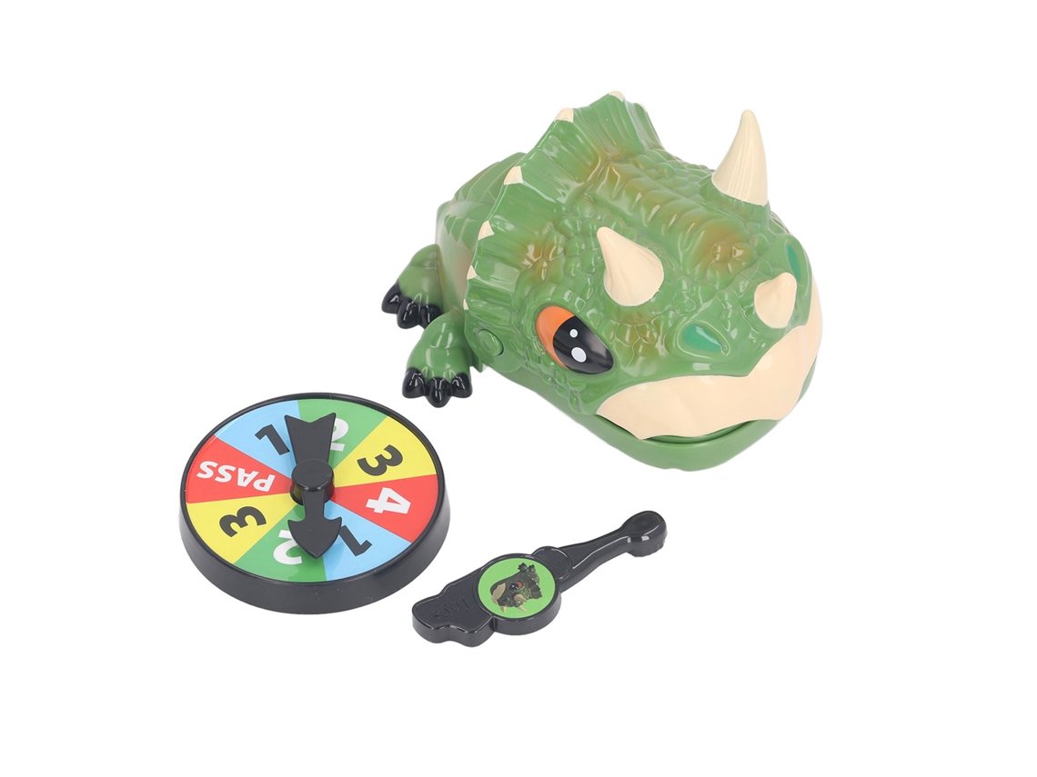 Brinquedo De Morder Dedo Dinossauro Interativo Jogo Engraçado Para Crianças Verde