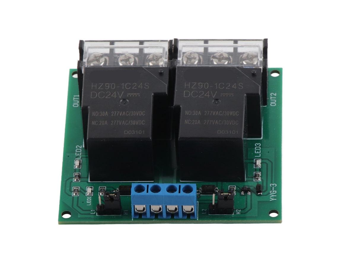 Módulo de relé de aislamiento con optoacoplador bidireccional de alta potencia 30a Yyg-3 DC24V