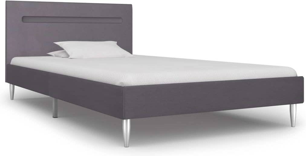 Estructura De Cama con led tela gris 90x200 cm vidaxl compatible