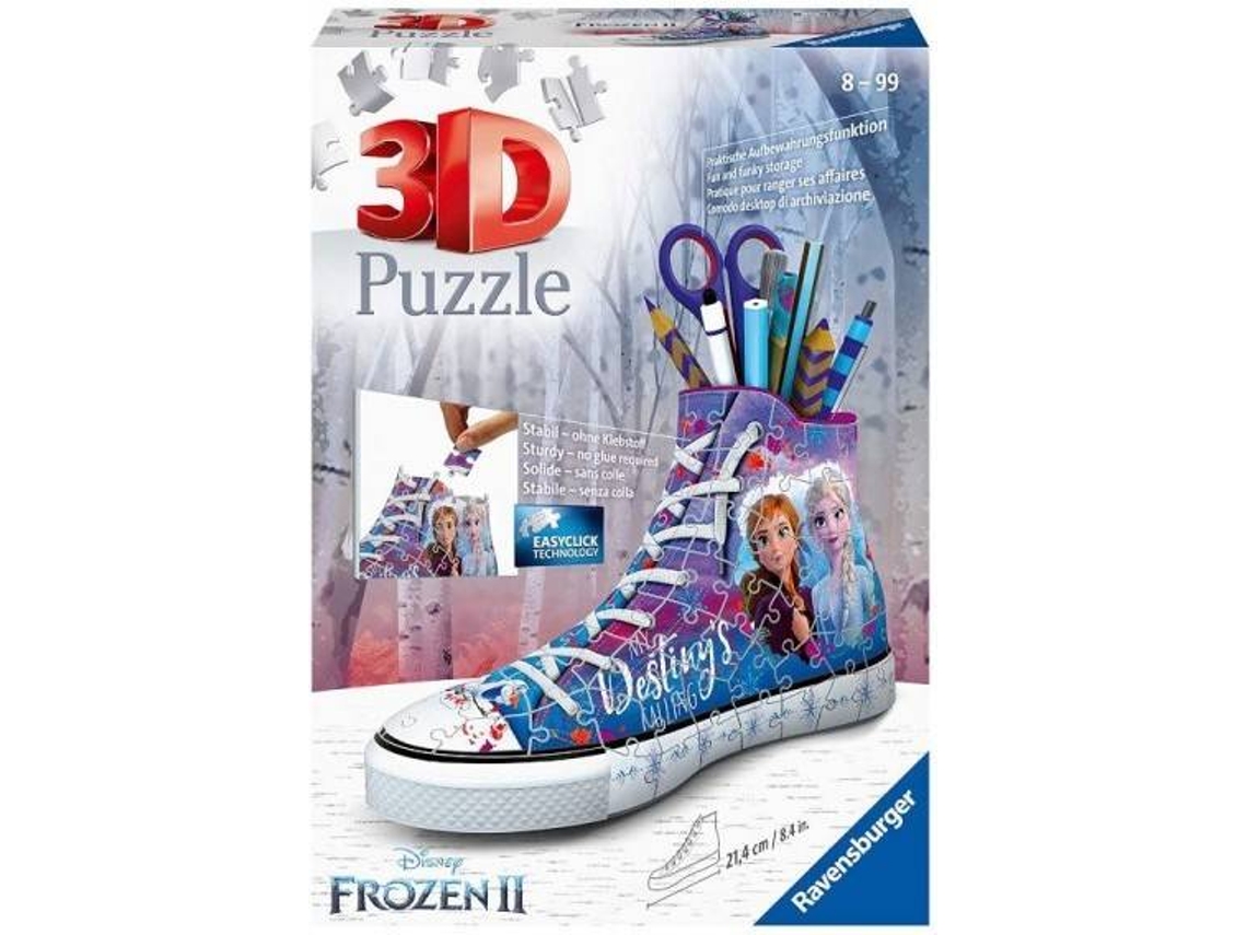 Puzzle 3D RAVENSBURGUER Portalapizes de Frozen (Edad Mínima: 8 Anos - 108 Piezas)