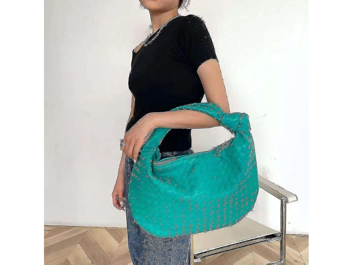 Bolso de hombro de piel de lujo, estilo hobo, 2026, estilo moderno, material PU, cierre de cremallera y broche, versátil para mujer.
