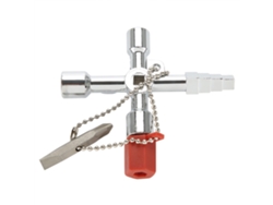 Llave universal 4 en 1 para armarios eléctricos