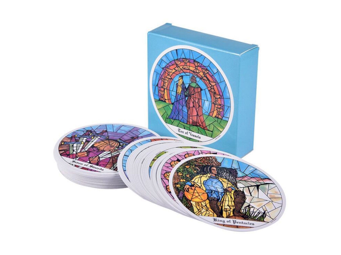 Baraja de Tarot ATS con 78 cartas - Tarot del Claustro - Juego de mesa para principiantes y lectores experimentados
