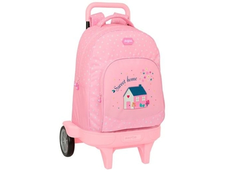 Mochila Escolar SAFTA Rosa 33 x 22 x 45 cm