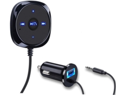 Kit Multifuncional Para Coche Con Cargador De Base Magnética Y Receptor De Audio Para Vehículos Británicos.
