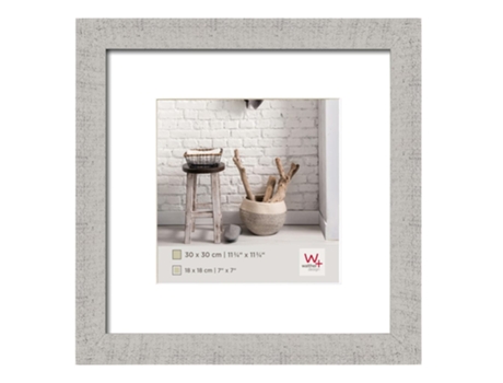 Marco WALTHER DESIGN Home Gris Claro (Madera - 30x30 cm)