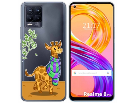 Carcasa Realme 8 4G / 8 Pro TUMUNDOSMARTPHONE Dibujos Transparente Multicolor