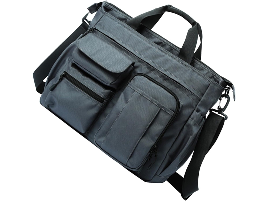 Bolso De Hombro Oxford Para Hombre, Gran Capacidad, Múltiples Compartimentos, Doble Uso.