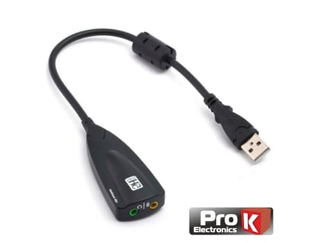 Adaptador De Tarjeta De Sonido Usb 7.12 Jack Plugs Prok