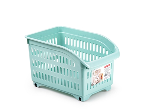 Cesta Organizadora con Ruedas Nº 2 Ideal Armarios Verde