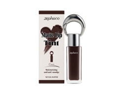 Brillo labial mate sedoso, color cacao.