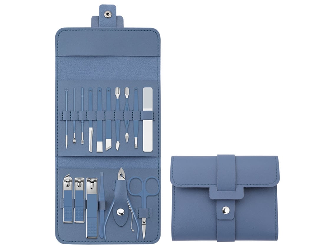 Cortaúñas portátil Rebe-kit para manicura y pedicura profesional - Herramientas de belleza para hombres y mujeres