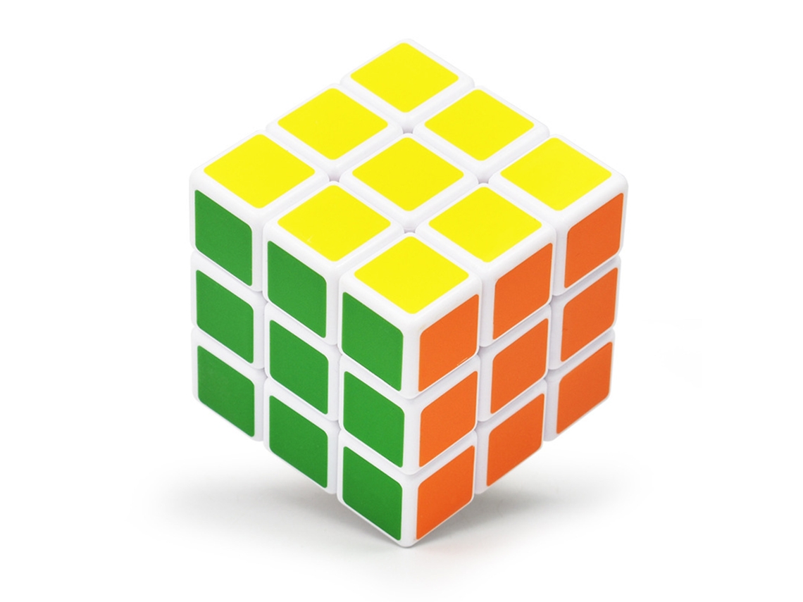 Rompecabezas De Velocidad 3x3 Sin Pegatinas, Juego Fácil De Girar Para Principiantes Y Profesionales, Color Blanco
