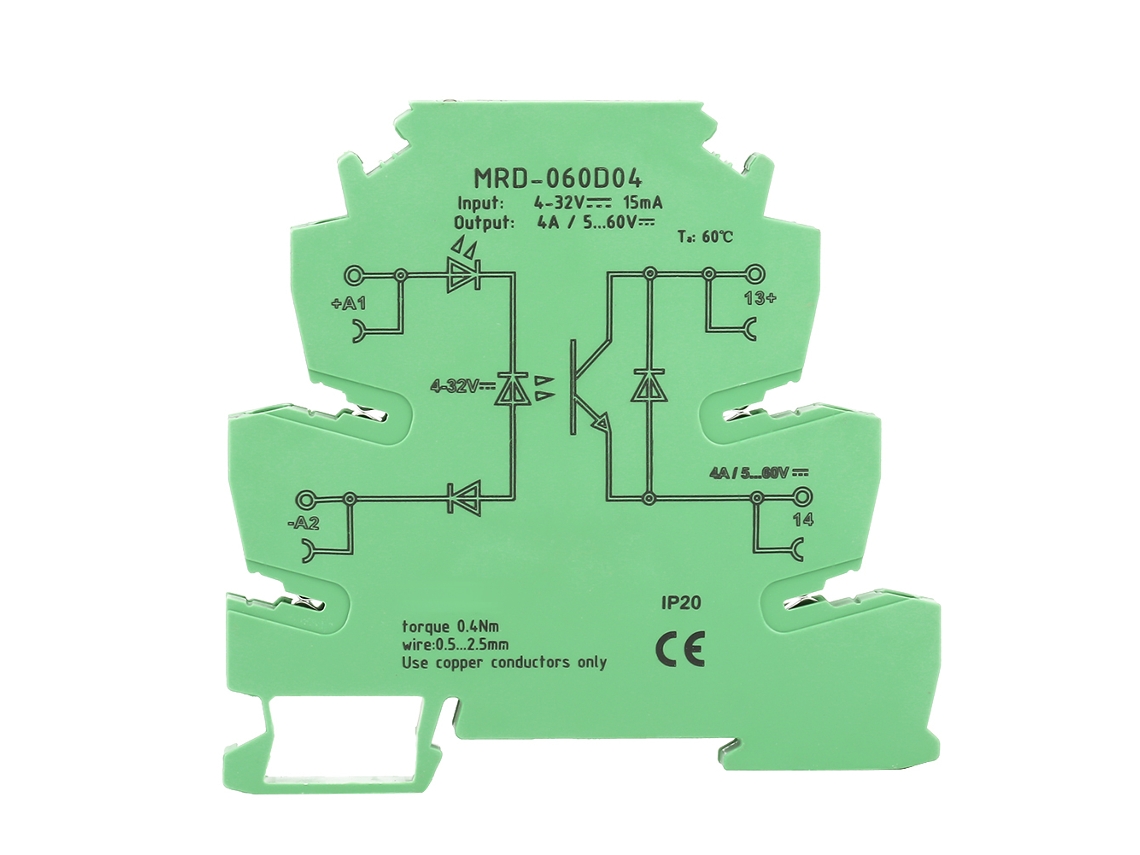 Módulo Relé Plc Ultra Delgado Mrd-060d4