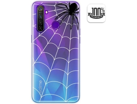 Carcasa Realme 5 Pro TUMUNDOSMARTPHONE Araña Multicolor