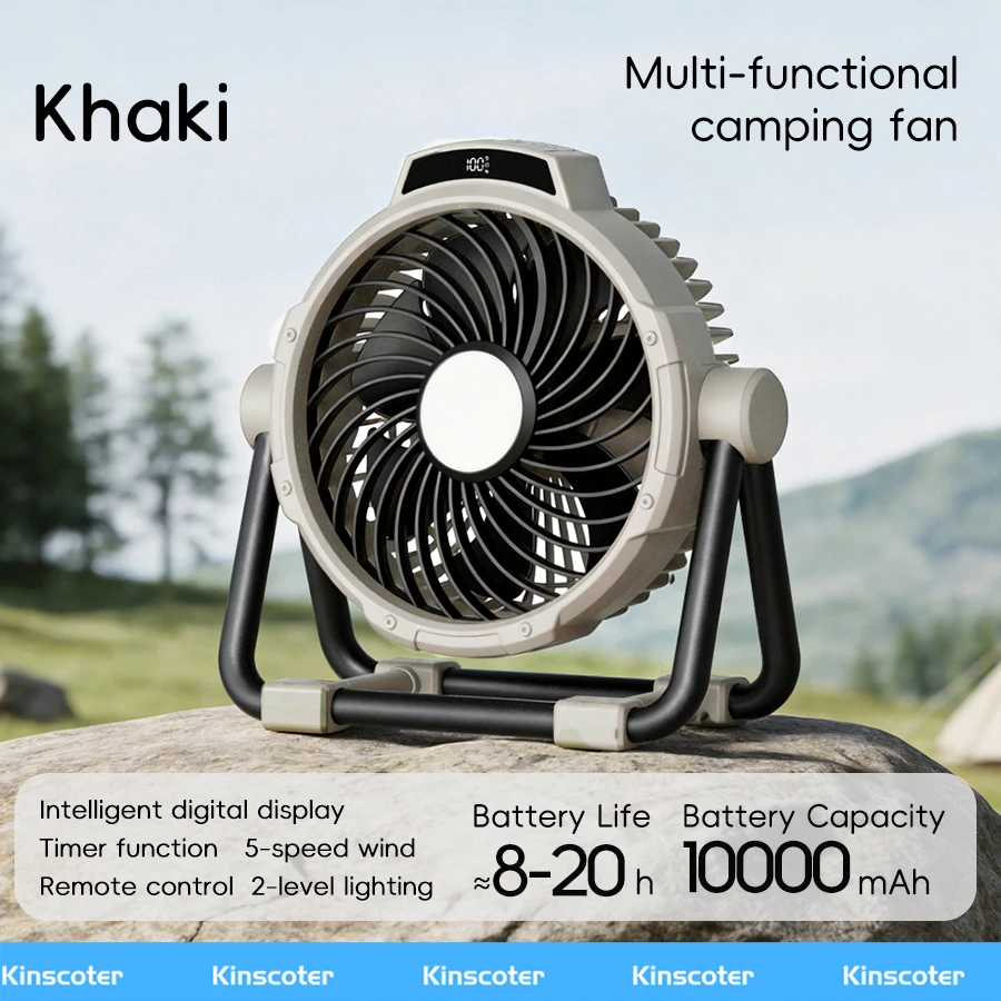 Ventilador portátil de alta velocidade com bateria de 3600mah MDUG