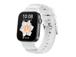Correa de silicona con hebilla plateada para Huawei Watch Fit 4 Pro / Fit 4 / Fit 3