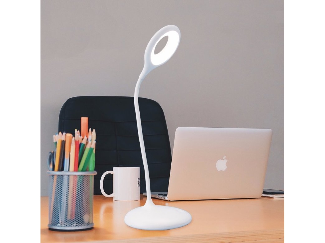 Lámpara de Mesa JANDEI Desktop USB recargable 1200mAh (3W - Luz Blanca Natural - 4000K)
