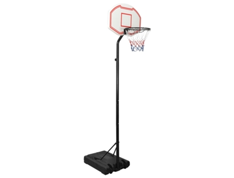 Canasta De Baloncesto VIDAXL Polietileno Blanco 282-352 cm