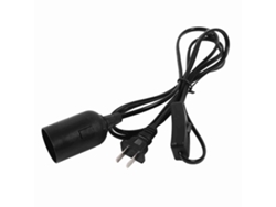 Rebe-lámpara Colgante Para Hogar, Base De Lámpara, Candelabro, Soporte De Bombilla, Socket Negro