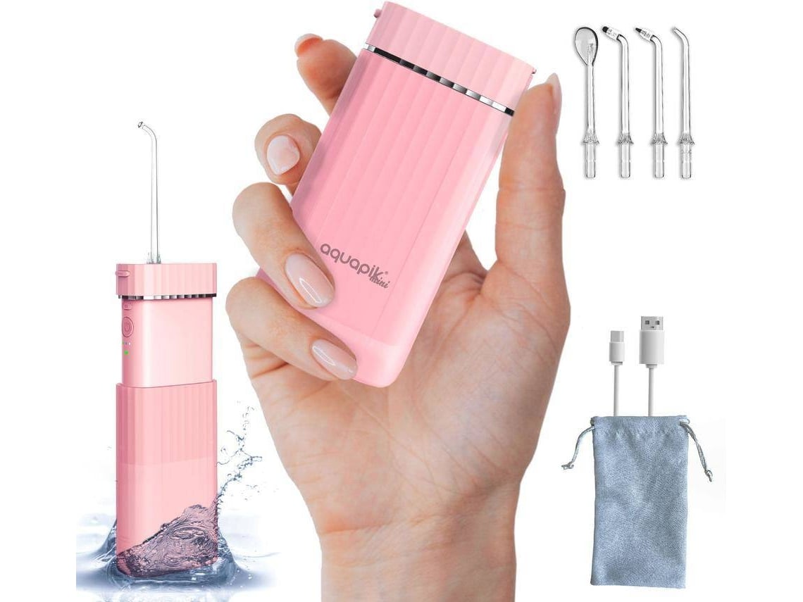 Irrigador Dental AQUAPIK Mini Rosa