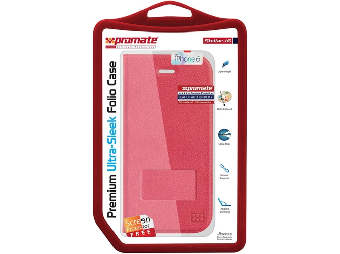 Funda iPhone 6, 6s PROMATE Stellar-i6 Rojo