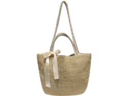 Bolso De Playa Trenzado De 1 Pieza Para Mujer, Bolso De Hombro Elegante Y Práctico Para Lucir Con Estilo.