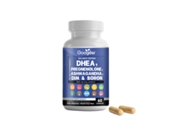 Cápsulas de suplemento oral de DHEA y pregnenolona