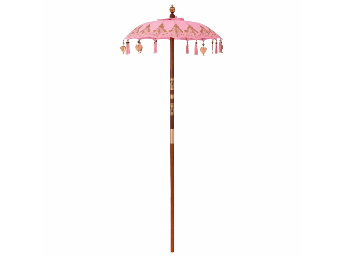 Sombrilla balinesa rosa 125 x 125 x 260 cm HARLANV1