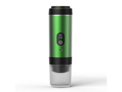 Cafetera expreso portátil Chrui con cápsulas 3 en 1 (verde)