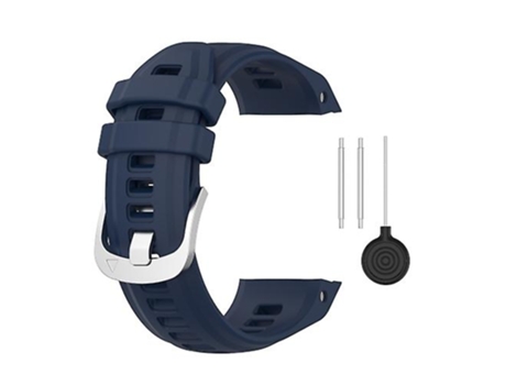 Correa para Garmin Instinct 2s 20 mm Silicona Color Sólido Azul Marino Correa de Reloj VENISYMLIS