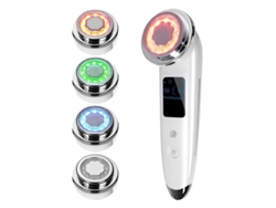Dispositivo Facial Led Con 4 Modos, Pantalla Grande Y Recargable Por Usb (blanco)